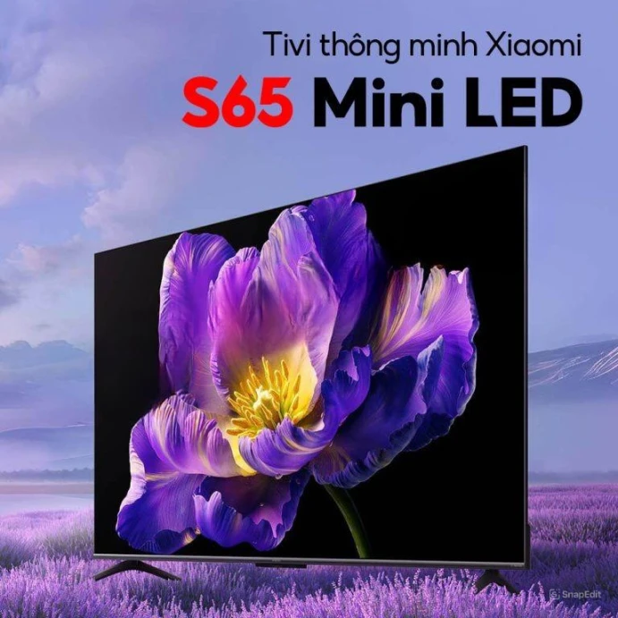 Tivi Xiaomi S65 Mini LED 65 inch - Tần số 240 Hz, chip lõi tứ A73, bù chuyển động MEMC